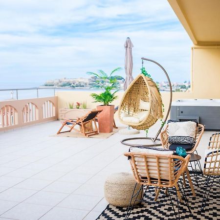 Thea - Rooftop Seaview Jacuzzi Rethymno Exterior foto