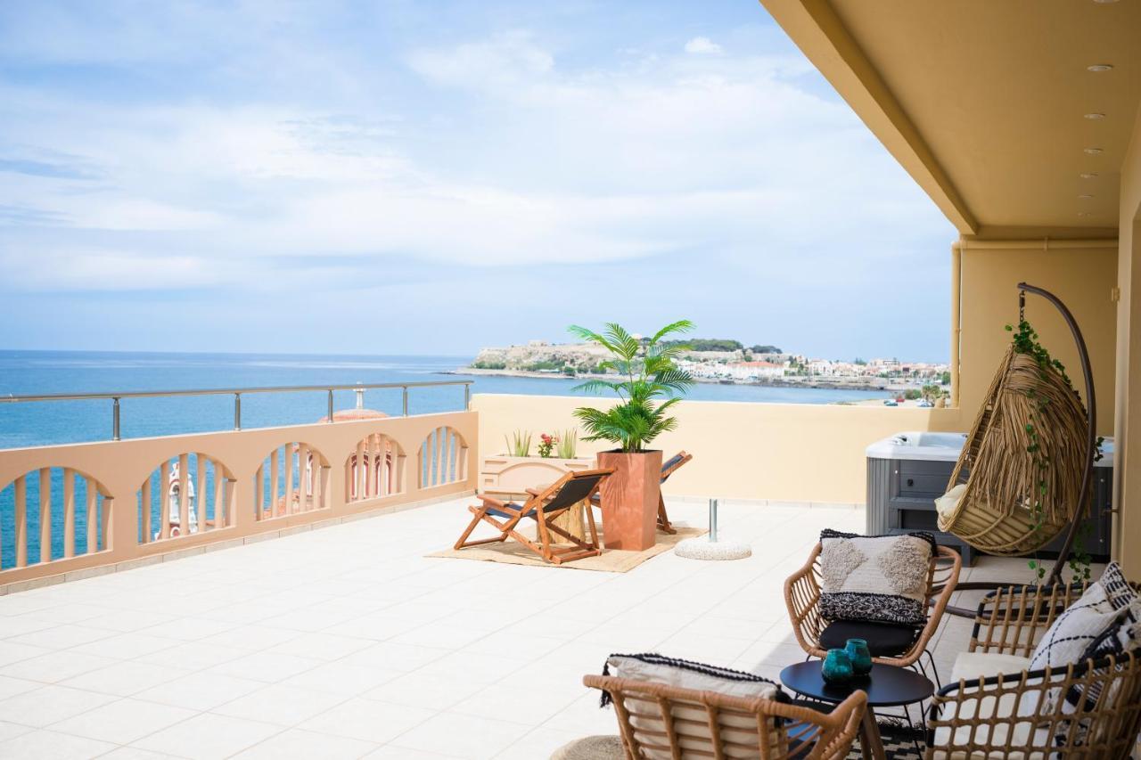Thea - Rooftop Seaview Jacuzzi Rethymno Exterior foto