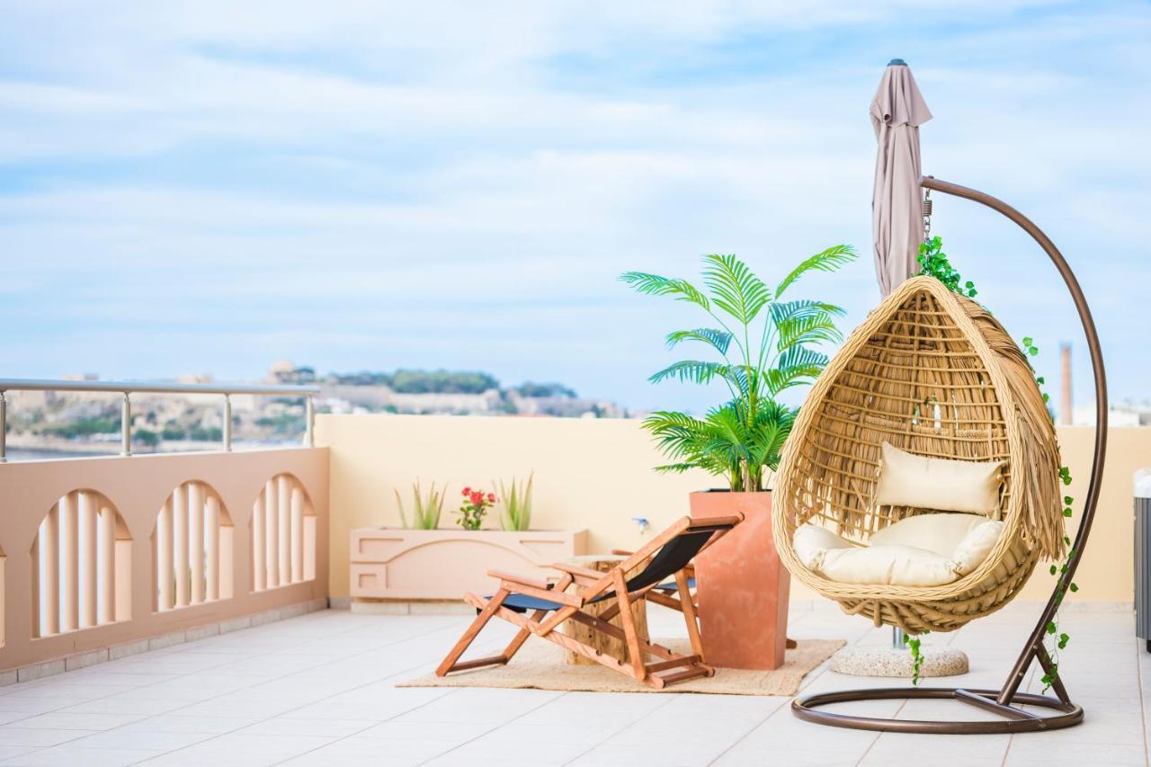 Thea - Rooftop Seaview Jacuzzi Rethymno Exterior foto